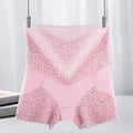 Women's Plus-size Seamless Leggings Pants Flat Angle Safety Shorts