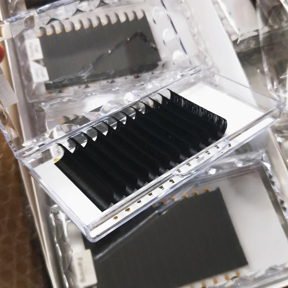 Wholesale Premium Cashmere Lash Extensions Supplies Matte Volume Lash Trays  Private Label Individual Eyelash Extensions