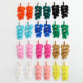 European and American Long Petal Leaf Tassel Earrings Exaggerated Temperament Floral Earrings Retro Earrings for Women