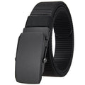 LQbelt New Fabric Cavas Belt Scroll Buckle Belts Black No Holes Mens Belt Polyester Strap Outdoor Wholesale Factory