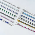 Custom Women Jewelry Price 925 Sterling Silver Round Heart Gra Vvs Color Diamond Mossanite Moissanite Tennis Chain Bracelet