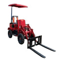 Factory 4WD Four Wheel Drive Mini Electric Front End Backhoe Forklift Loader Shovel Forklift Tractor Battery diesel Engine