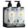 Modern Plastic Hotel Foam Hand Soap Pump Bottle Holder Wall Mounted Dispenser Bracket