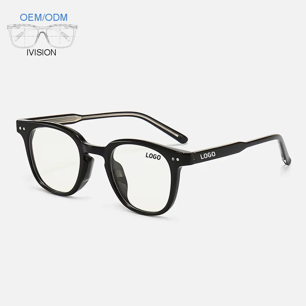 High End Unisex Anti-Blue Light Glasses Frame New Fashion Trend Transparent Eyeglasses Frames Custom logo