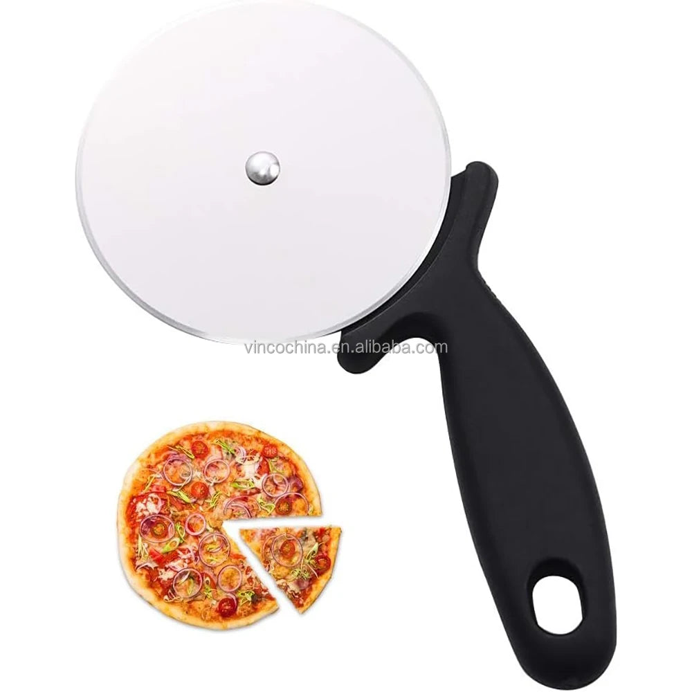Easy Slicing Sharp Blade Stainless Steel Pizza Roller Knife Cutter Slicer Wheel