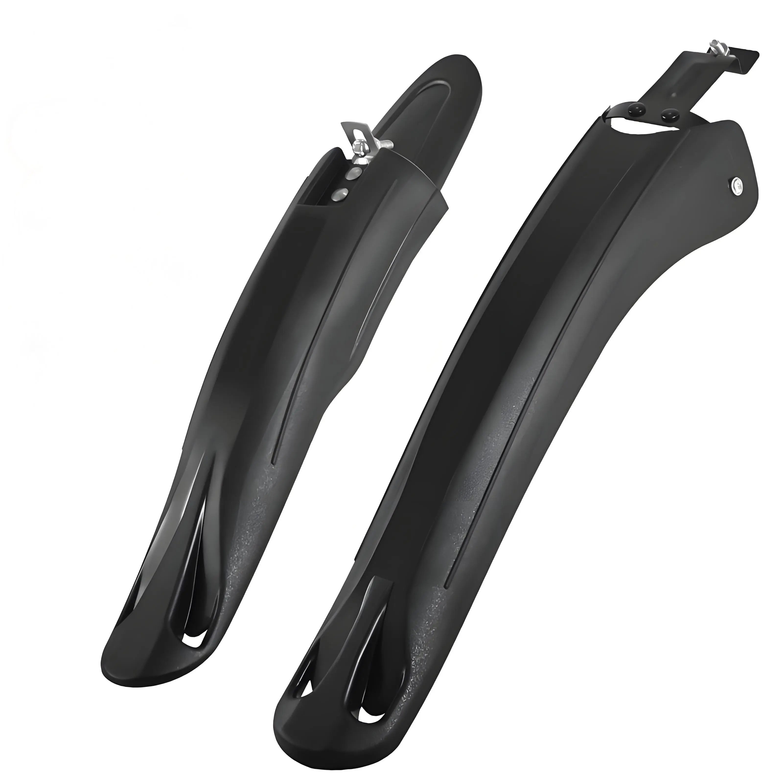 Bicycle Fenders Set 24-26" Wheels Adjustable Bike Mudguard Flexible Lightweight Eco-Friendly BMX Front Rear Quick-Installation