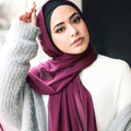 MOTIVE FORCE Ripple Pleated Shawls Crinkle Chiffon Sports  Scarfs Malaysia Muslim Hijab for Women Hijab Muslim Muslim