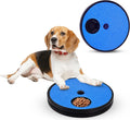 Luxury Dog Nail Scratch Pad Rotatable Slow Feeder Dog Puzzle Toy Nail File Grinding Board Treat Box Made Durable PET Material