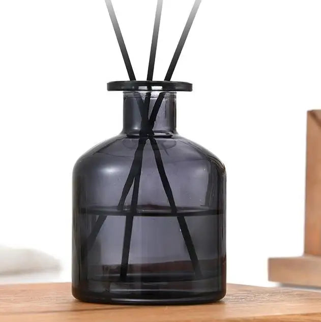 100ml 150ml 200ml Luxury Glass Perfume Bottles square Shaped Decorative Diffuser Bottle Glass
