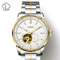 For Men's Luxury Fashion Business Watch MIYOTA Movement Automatic Mechanical Sapphire Crystal Pointer Waterproof Stainless