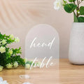 Arch Acrylic Sign Acrylic Wedding Table Numbers With Stand  DIY Acrylic Sheet for Wedding Reception Event Party Restaurant