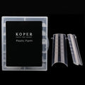 Clear Acrylic Nail Tip Dual Form with Scale Full Cover Artificial Nail Extension Dual System Form