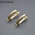 Wholesale Anti Fading Gold Silver Plated Geometric Rectangle Lever Back Earring Hooks for DIY Jewelry Making
