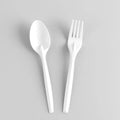 Heavy Duty Disposable Cutlery Bio Disposable Cornstarch Knife Fork Spoon Cutlery Compostable Utensils Disposable Flatware Set