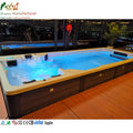 No-Chemical Acrylic Swimming Pool Swimspa Pool Massage Bathtub Self-Cleaning Serenity Systems Spa Pools for 5 Persons