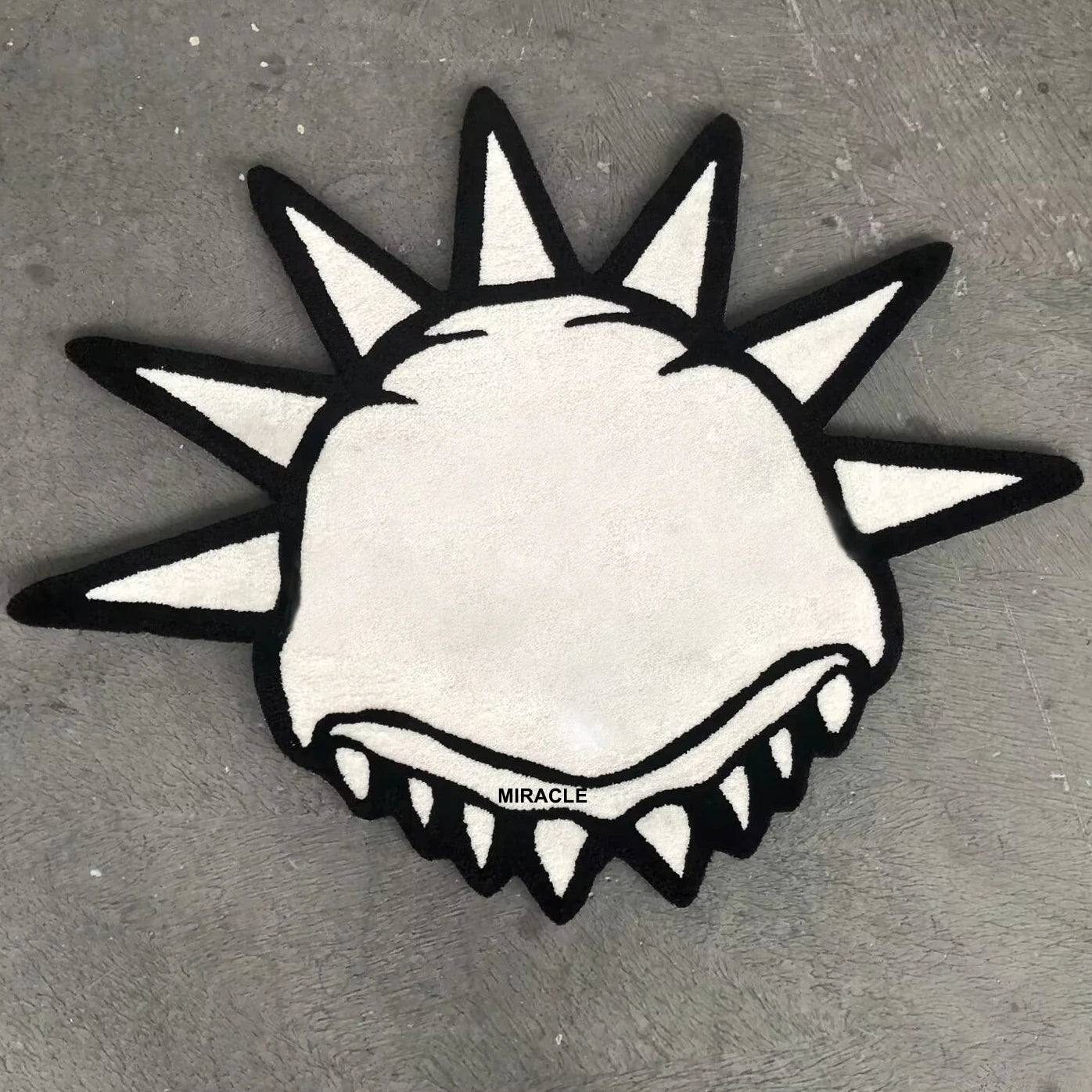 Unique Kids Sun-shaped Rugs Mat Funny Custom Area Kids Round Floor Area Rugs for Living Room