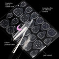 Transparent Jelly Double-side Nail Glue Sticker Tape Waterproof DIY Glue Nail Adhesive Press False Nails
