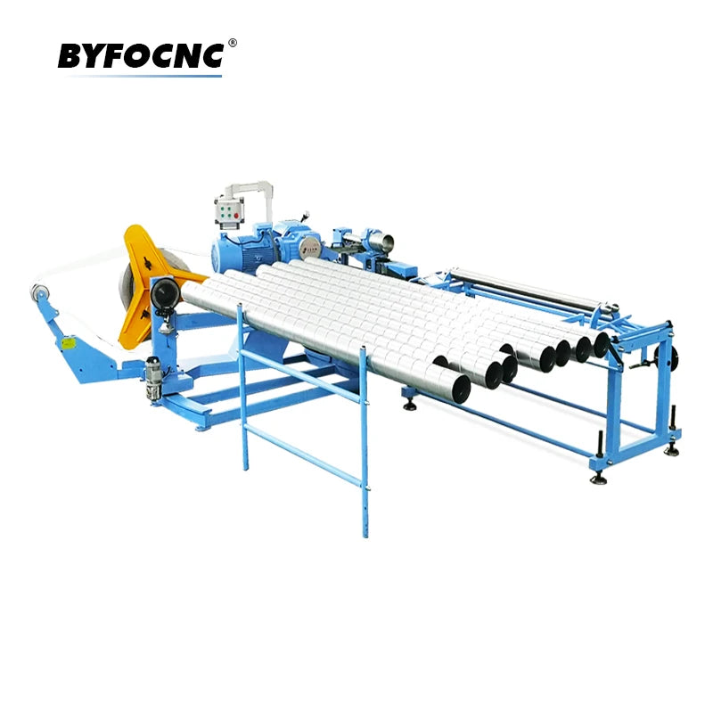 Round Duct Elbow Making Machine Spiral Concrete Tube Pipe Culvert Duct Forming Machine
