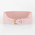 Fashionable Women Dress Belt PU Leather Belts for Ladies Girls  Buckle Woman Waist Chin Dressing Elastic Woman's Belts