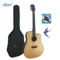 Aiersi  Brand Factory Price Solid Top Steel String Matt Painting Acoustic Electrical Guitar