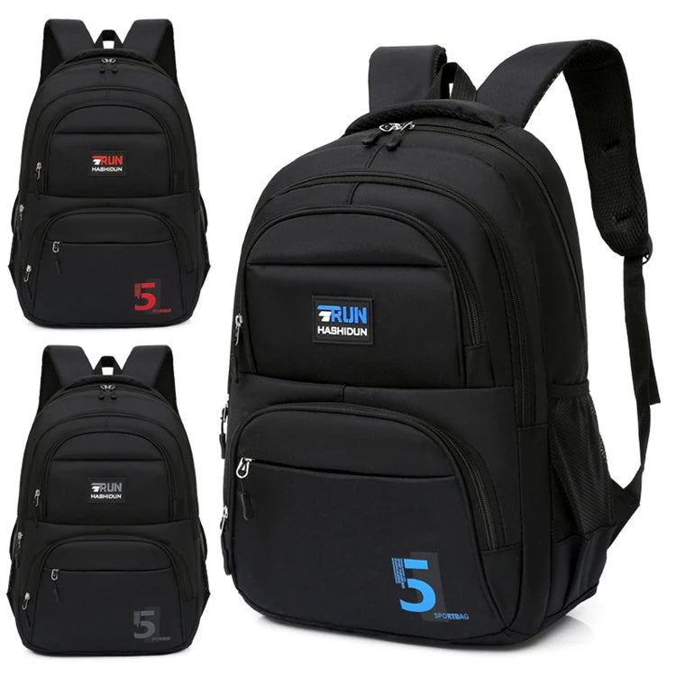 Custom Black Boys Oxford 600d Large Plain Simple Duffle Classic Backpack for Everyday