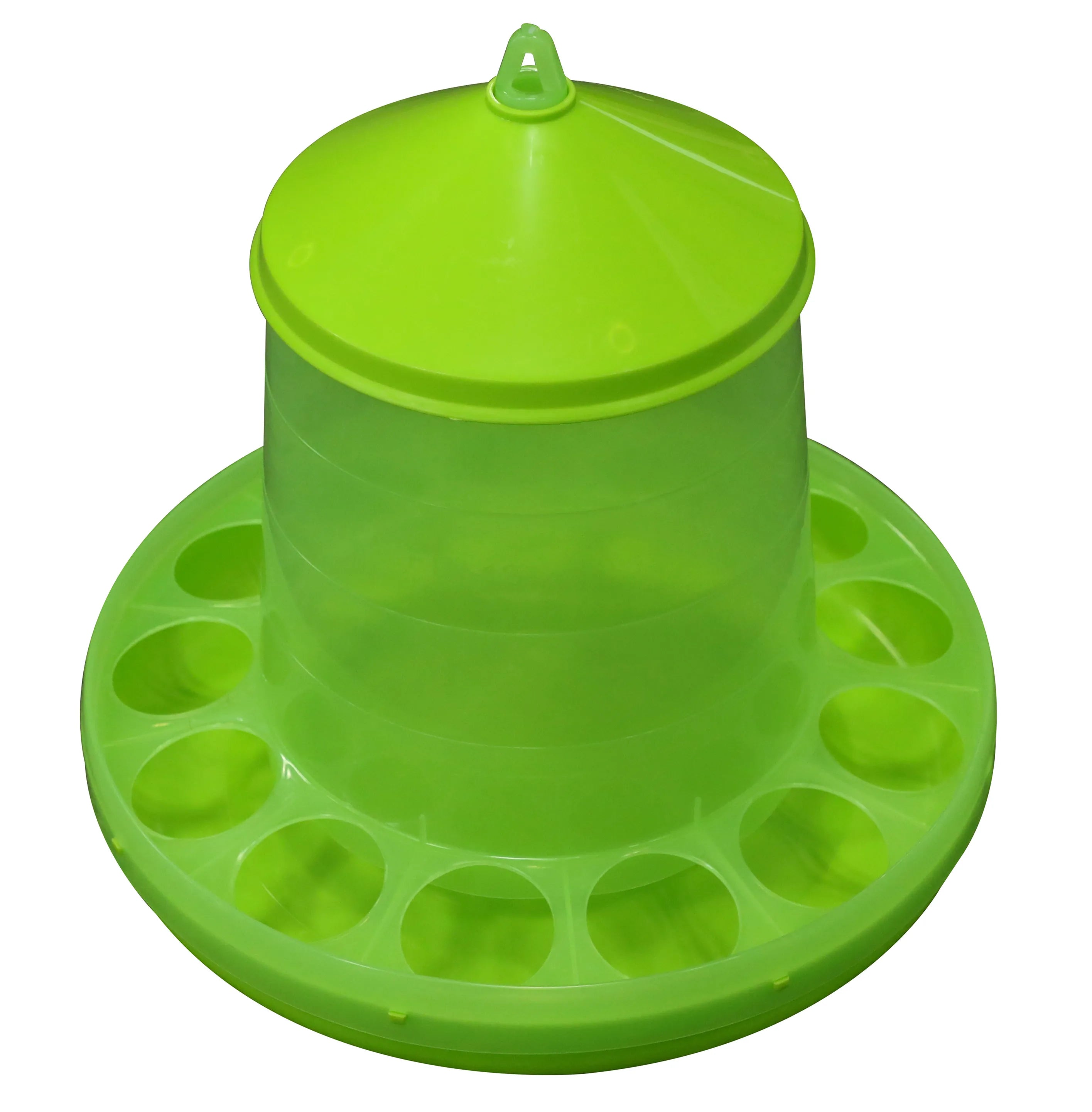 BERYS 8kg Eco-Friendly Green Portable Auto Feeders Chicken Drinkers New Condition Plastic PP Material Poultry Equipment Model