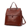 Factory Custom Texture European and American Retro Ladies Backpack Soft Leather One-shoulder Diagonal Leather Backpack