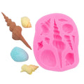 HY Marine Theme Shells Fondant Silicone Mold