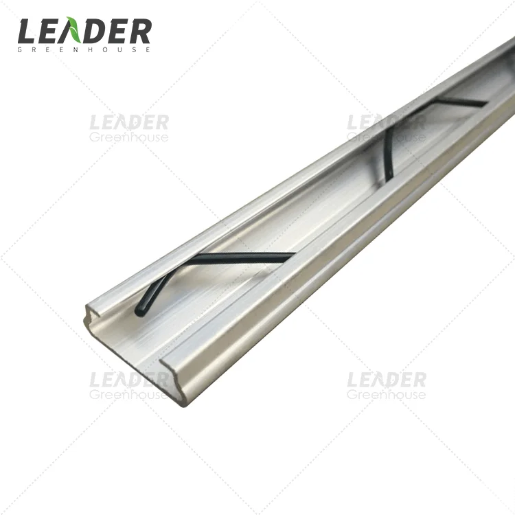 Tunnel Greenhouse Accessories Parts Film Fix Film Fastness Locking Used Spring Lock Profile