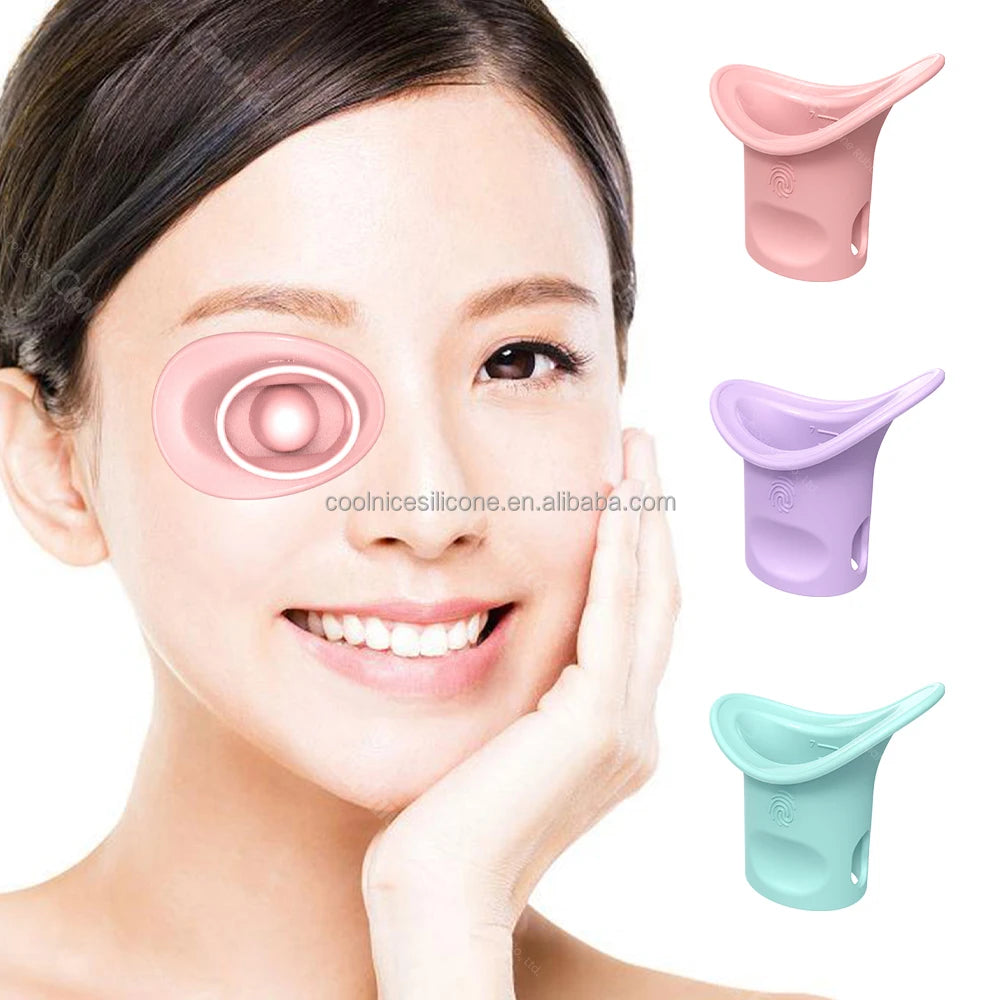 Skin-friendly Silicone Cleaner Manually Eyewash Cup Instrument Squeeze Type Washing Eyes Easily