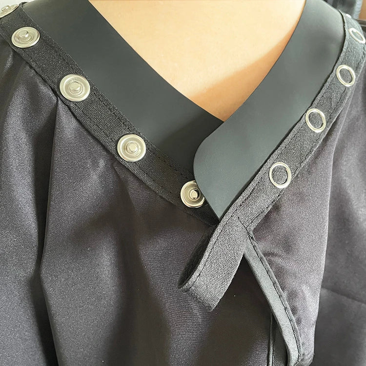 Professional Printed Polyester Hair Salon Hairdressing Barber Capes with Silicone Neck
