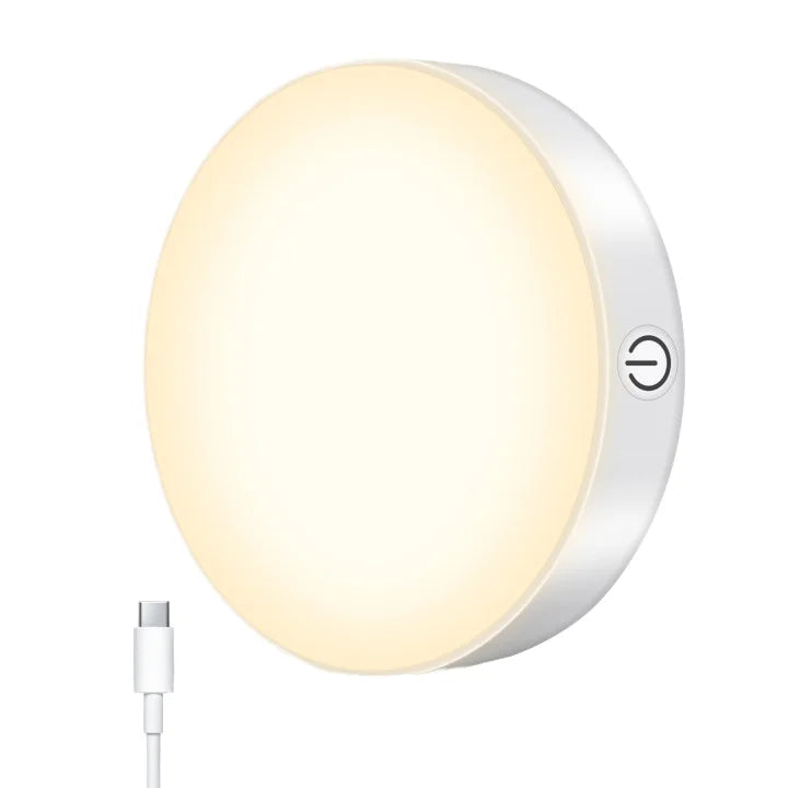 Human-sensing Button Energy-saving Usb Eye-protecting Home Bedside Charging Bedroom Night Light