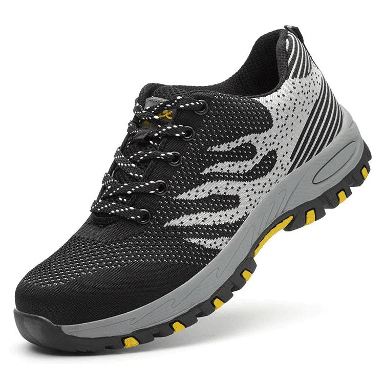 2026 Modern Fitness Casual Work Sneakers Women Girls Autumn/Winter Summer Factory Use Steel Toe Mesh Upper Cotton Lining