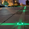 High Visibility Over 800m IP68 Solar Powered HDPE Plastic PC Glass LED Road Studs & Markers for Seaside Use