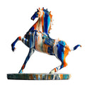 Art Modern Horse Sculpture Ornaments Living RoomTV Home Decoration Gifts Resin Horse Animal Sculptures