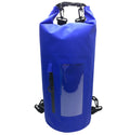 Factory 500D PVC Floating Waterproof Dry Bag with Transparent Window Double Straps