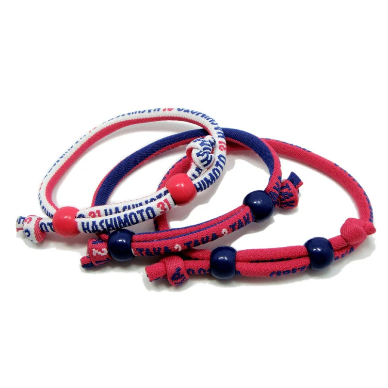 Woven logo Bracelet Hand Dispenser Supplier Baseball Adjust Rope Bracelet Wristbands MegaBDM