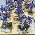 Wholesale Healing Gemstone Crystals Cluster Fortune Tree for Wealth and Luck Home Decoration