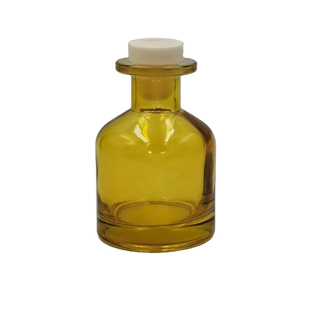 Custimization logo 150ml 100ml 200ml Glass Reed Diffuser Bottle with Rattan Sticks Cork  for Aroma Scented Essential Oil