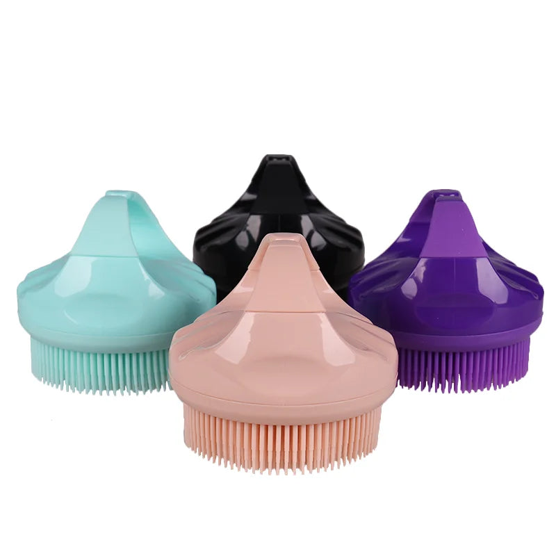 Lohas Silicone Body Scrubber Silicone Loofah Shower Scrubber Lathers Well Soft Rubber Loofahs Bath Body Brush