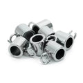 Stainless Steel DIY Earring Back Cap Blocked Ear Accessories Bail Charm Beads Jewelry Findings & Components