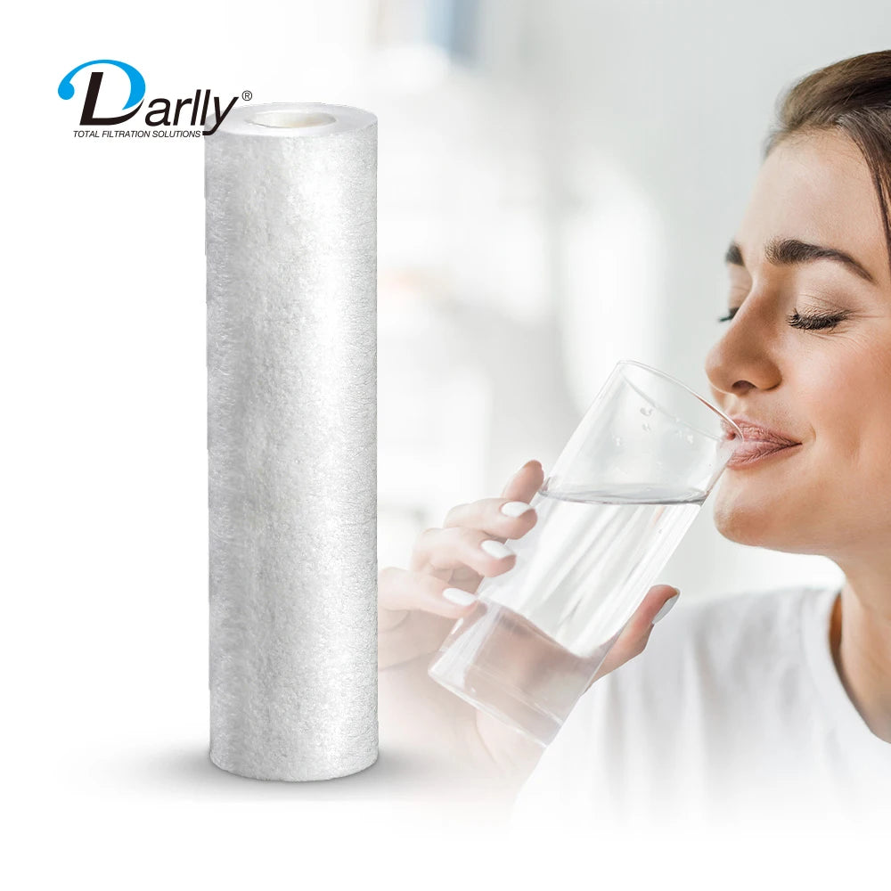 Manufacturers 5 Micron Replacement Filter Cartridge 10/20/30 Inch Polypropylene Sediment PP Melt Blown Filter NSF/ISO9001