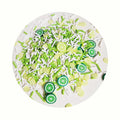 1kg Green Round Orange Slices Polymer Bead Charms Mix-And-Match Clay Pieces Ideal for Variety Packs and Surprise Crafts