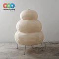 CHUSE Factory Japanese Style Creative Rice Paper Table Lamp Led Bulb Desk Home Decor Room Decor Lights