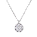 S925 Sterling Silver Trembles Link Chain Necklace Female Korean Fashion Simple Silver Jewelry with Rotating Feature