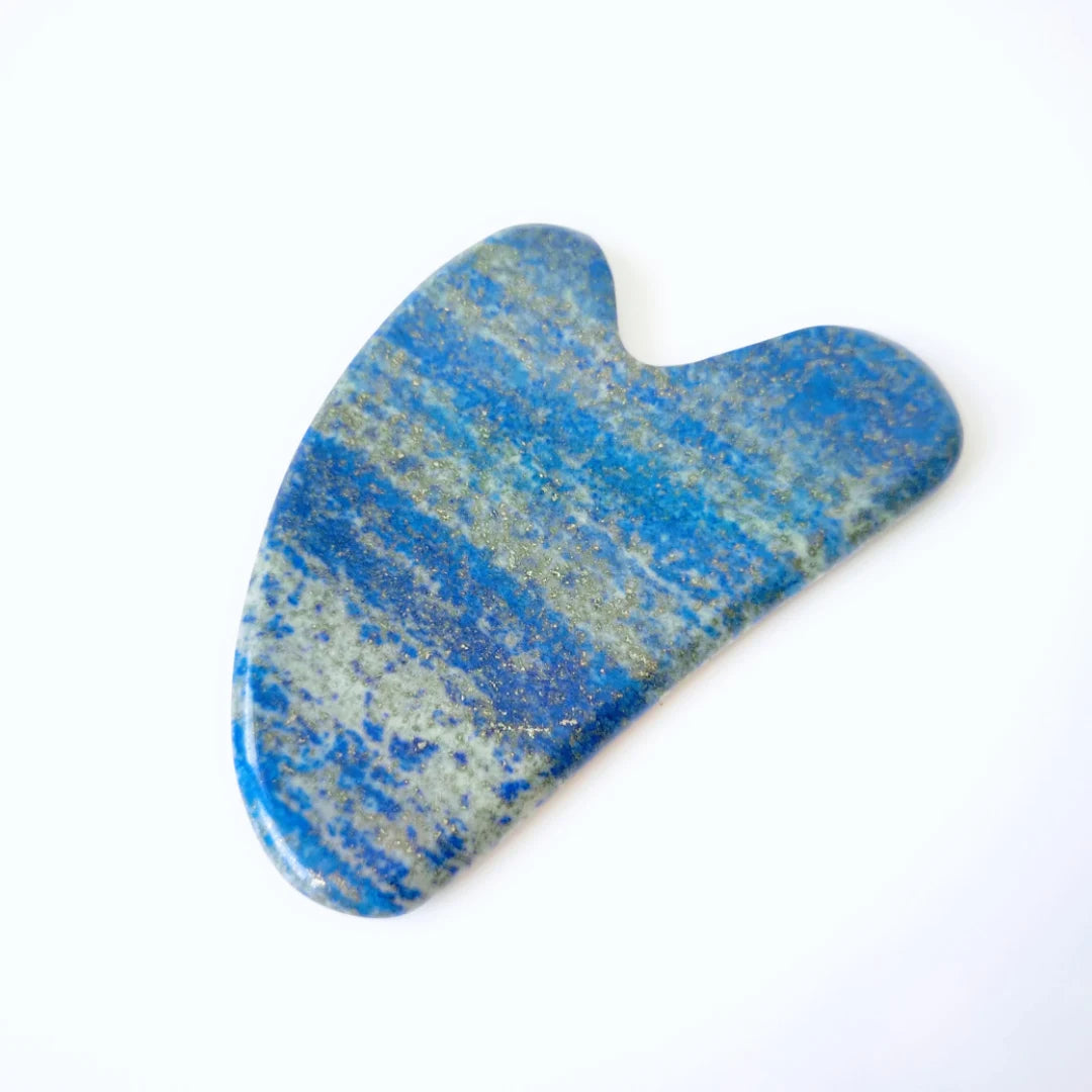 DIY Highest Quality Lapis Lazuli Jade Gua Sha Reduce Neck and Muscle Pain