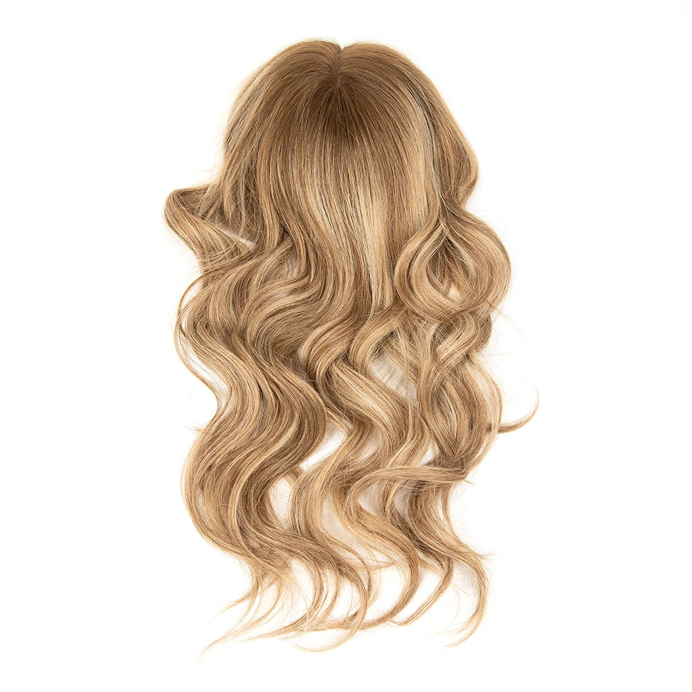 Factory Price One Donor Double Drawn Thin Skin Toupee Raw Human Hair Virgin Topper for Women