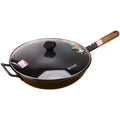 Chinese Style Old Iron Pot Traditional Household Uncoated Cooking Iron Pot Wok Pan