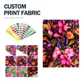 Stretch Heavy Fabric Polyester 4 Way Stretch Ribbed Brushed 8*3 Brushed Rib Knit Print Fabric for Kids
