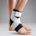 Breathable Elastic Ankle Support Adjustable Fish Ribbon Ankle Brace for Sports Lightweight Ankle Wrap for Pain Relief Men Women